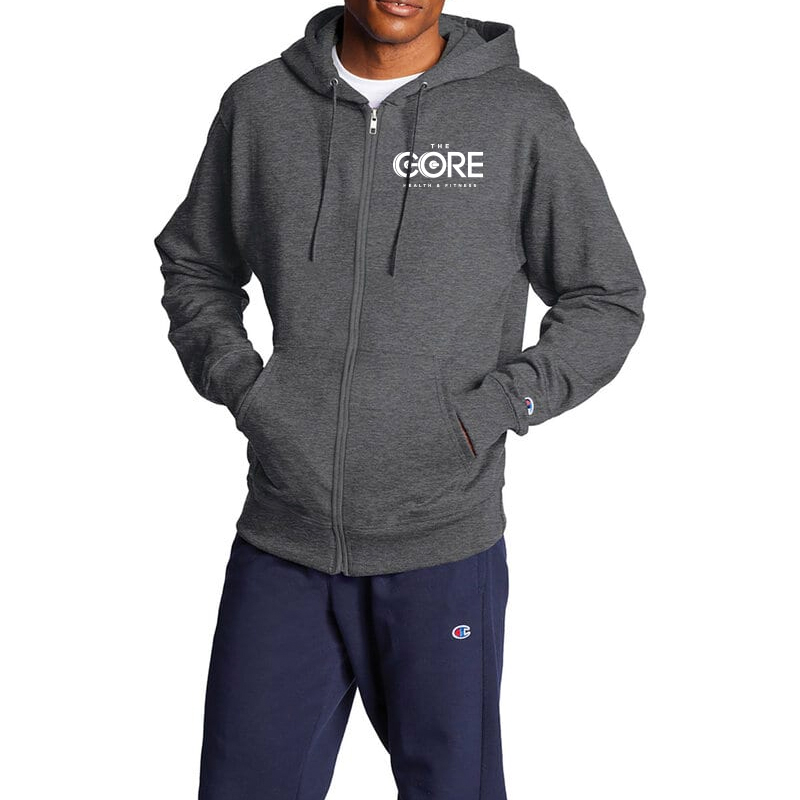 Champion Adult Double Dry Eco® Full-Zip Hooded Sweatshirt
